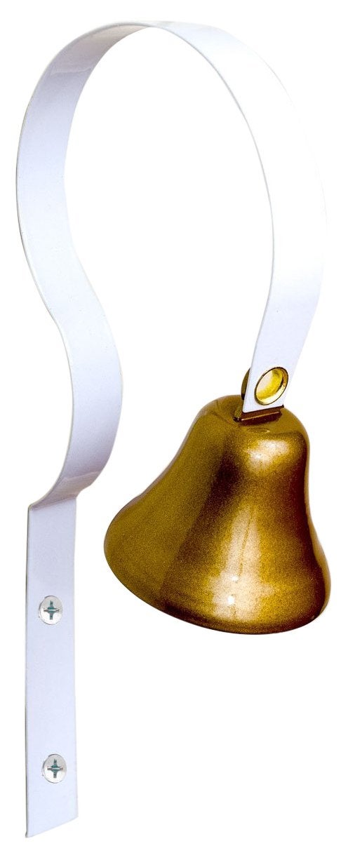 Lanier Shopkeepers Bell - Don't Let Another Customer Slip Out (White)